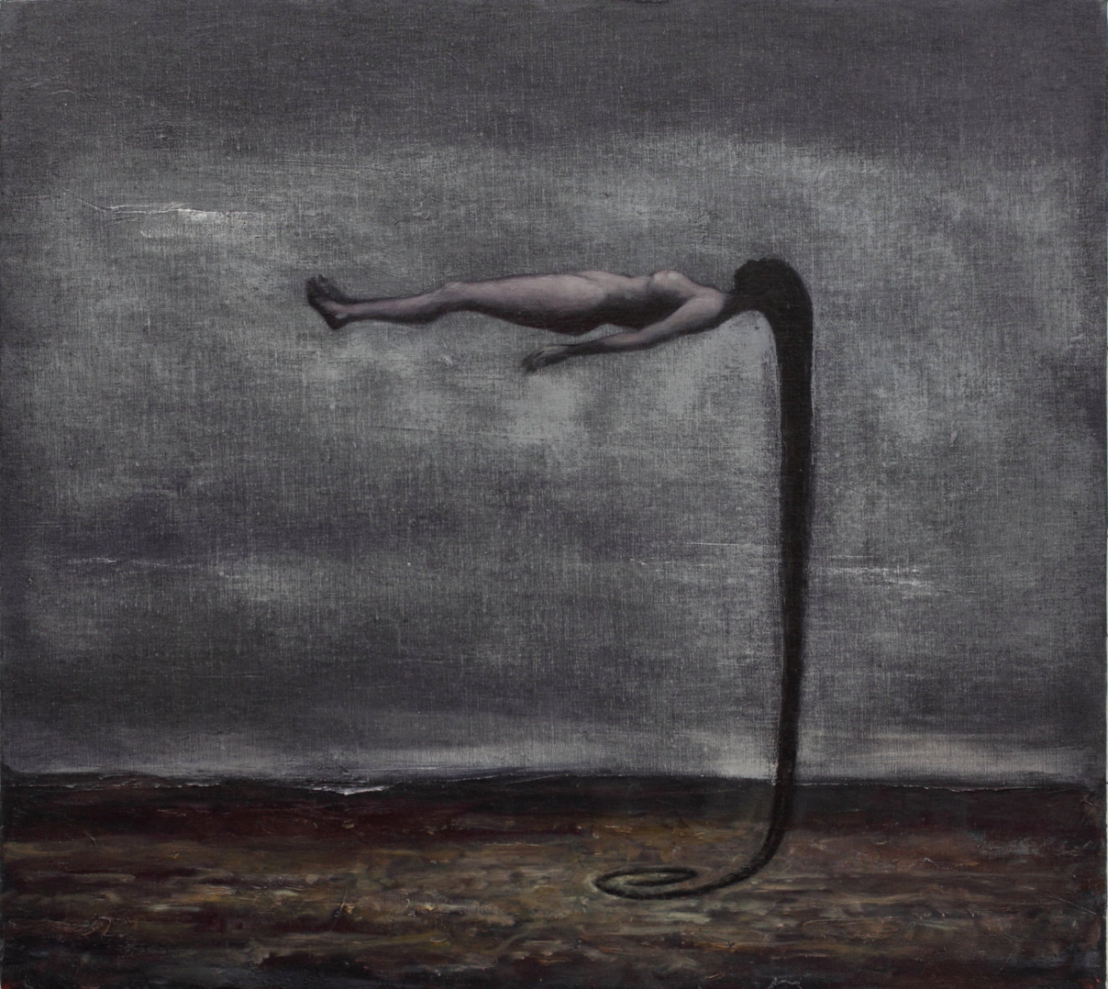 Drift-2023-Oil on canvas-50×45 cm