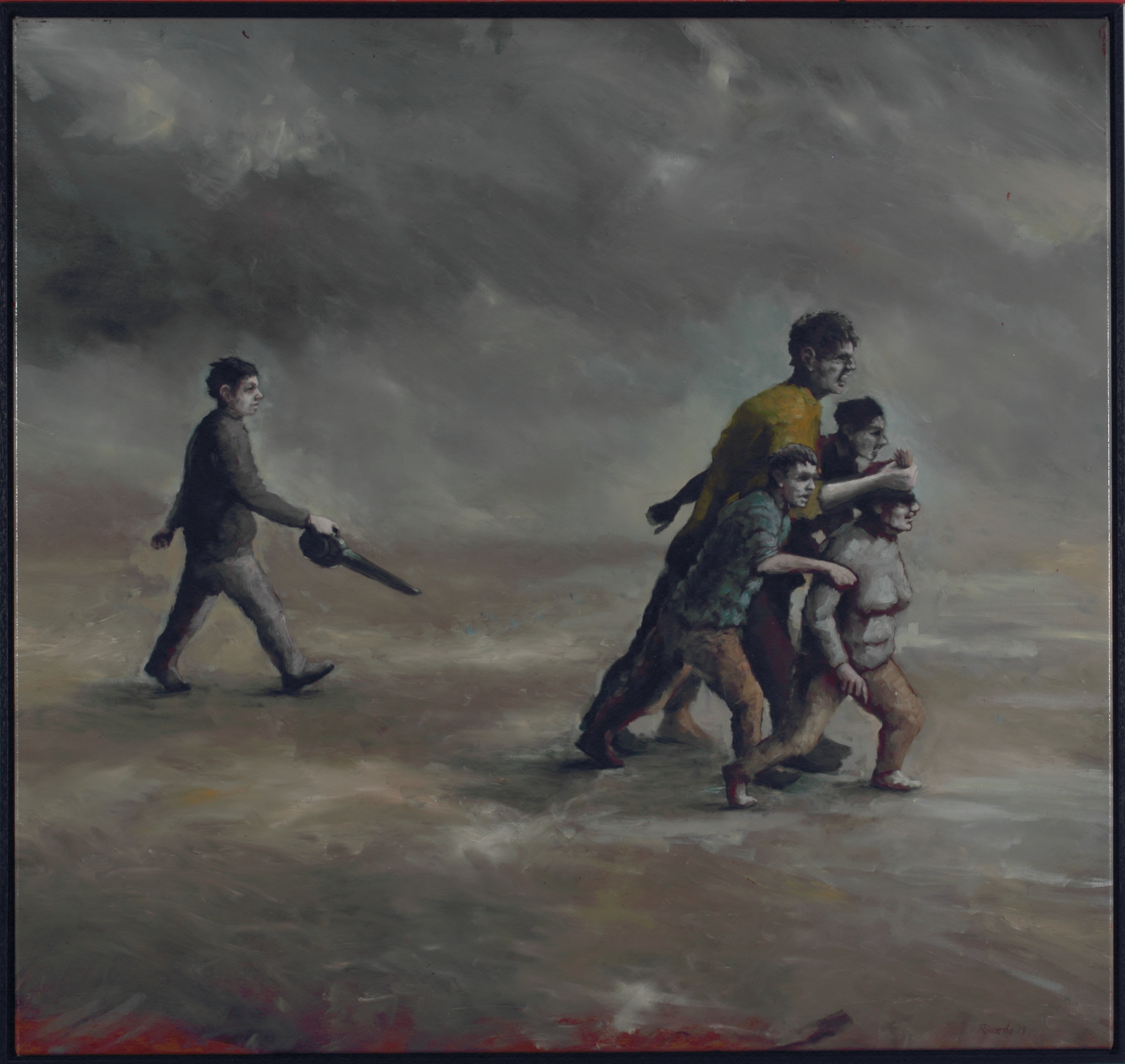 Exodus to Paradise, 2018 Oil on Canvas, 92 x 97.5cm
