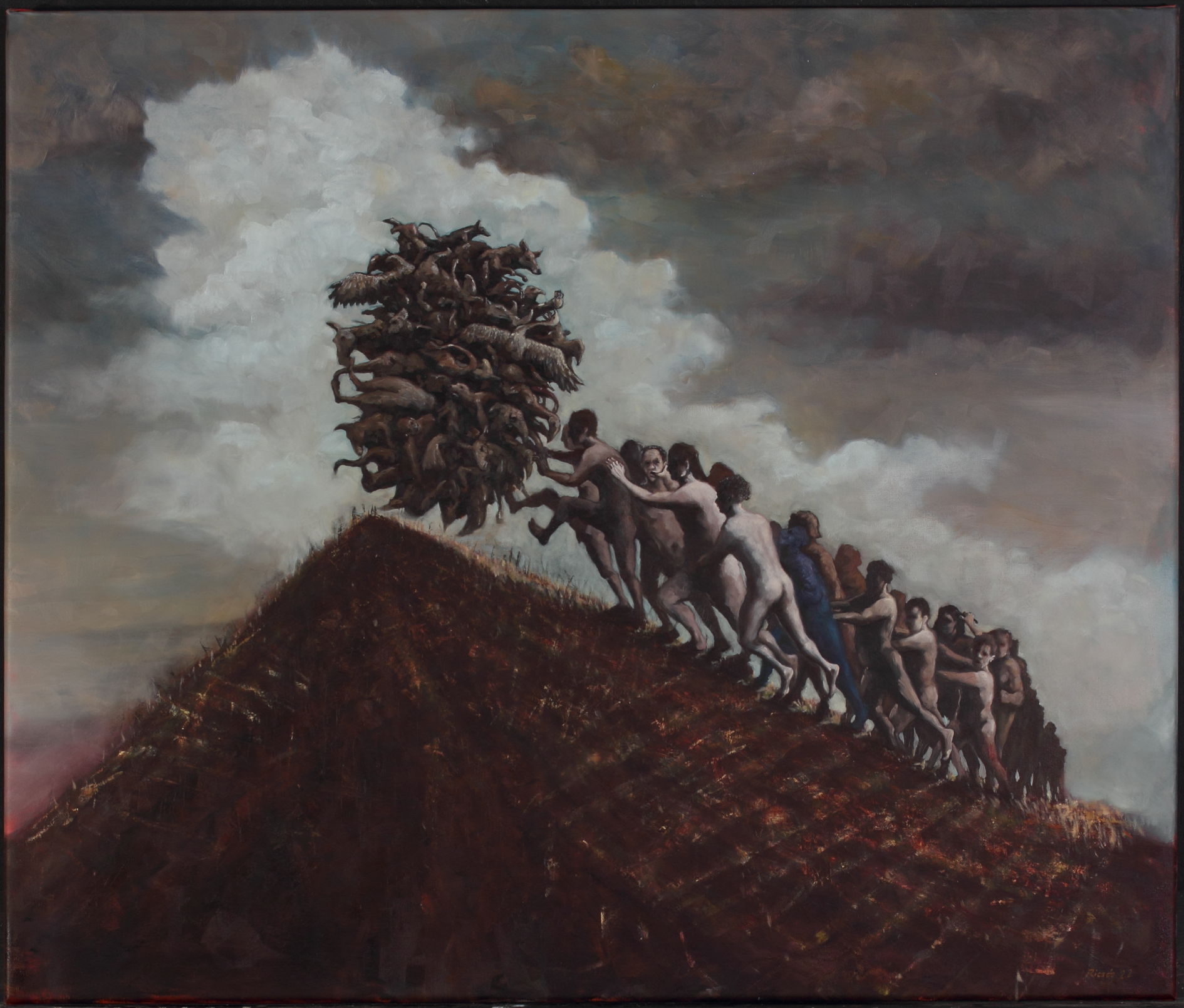Furthering and Farthering-2022-Oil on Canvas-88.5×105 cm