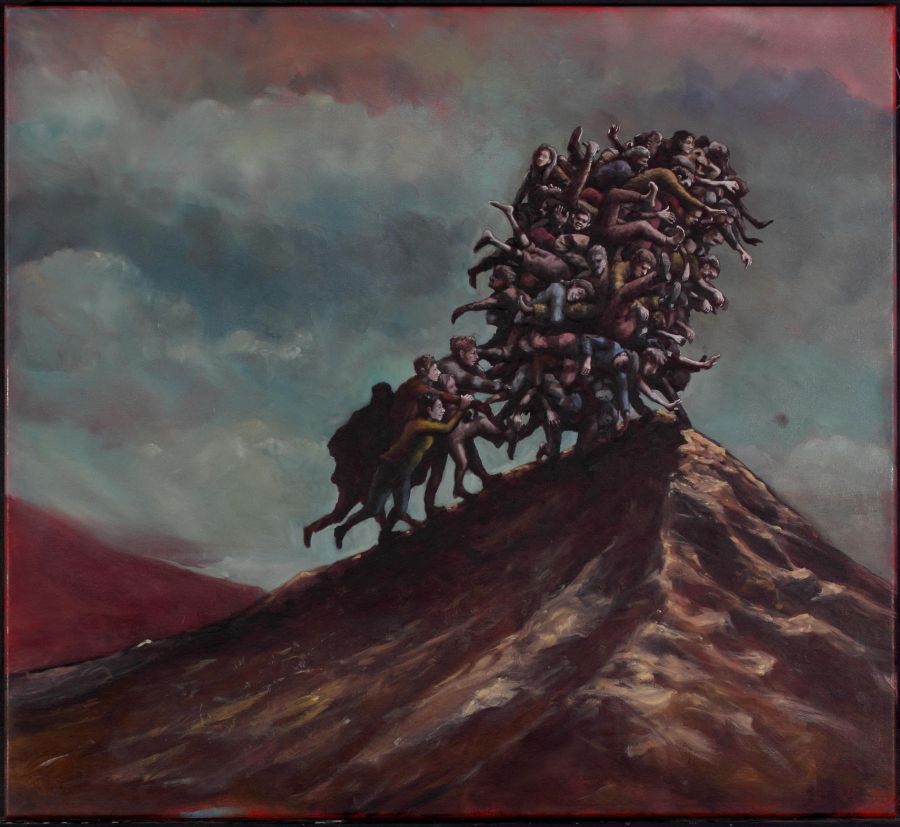 Over The Hill and Farther Away-2022-Oil on Canvas-89×98 cm