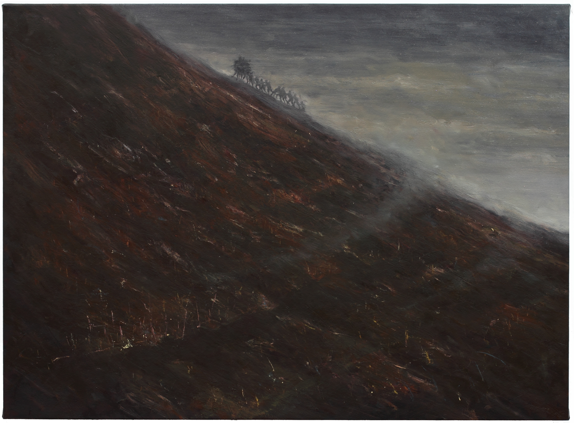Small Against The Stars-2024-oil on canvas-76x103cm