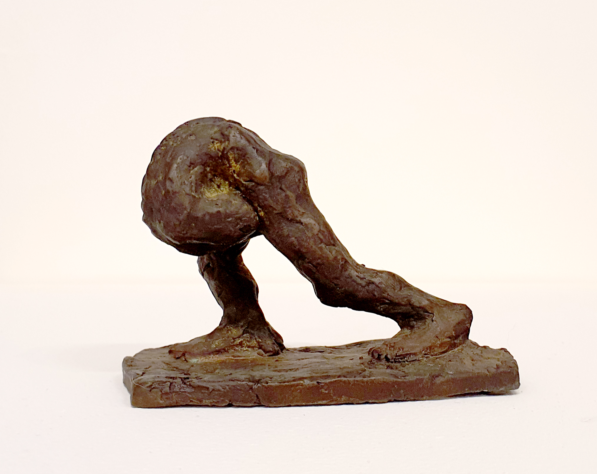 Spiral In-1992-Bronze-9x8x12 cm. Side Left