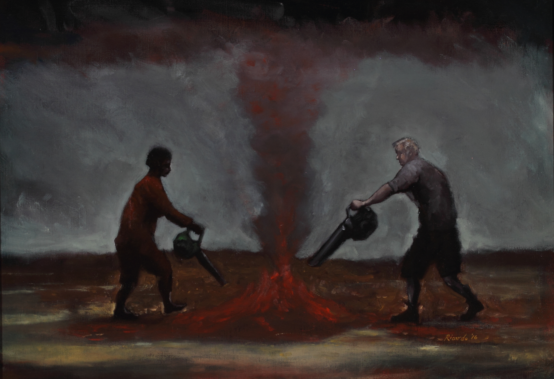 The Common Sense, 2018, Oil on canvas, 52 x 76 cm