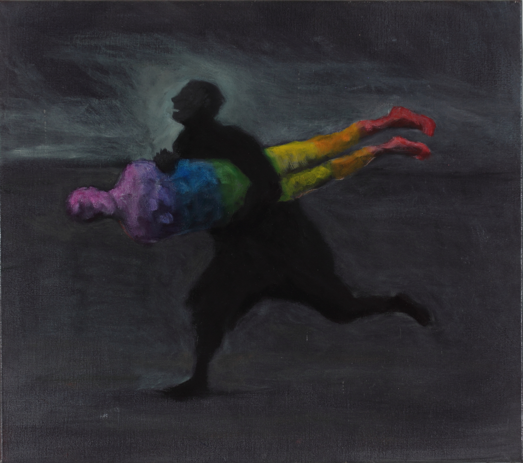 Thief, 2018, Oil on canvas, 40 x 45 cm